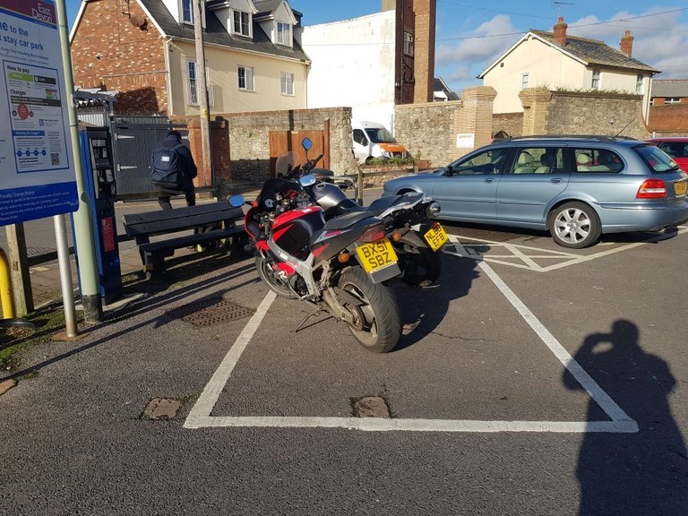 Roxburgh Car Park Sidmouth Devon