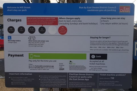 Car Parking In Sidmouth