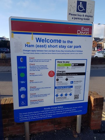 Ham East Car Park Short Stay Car Park