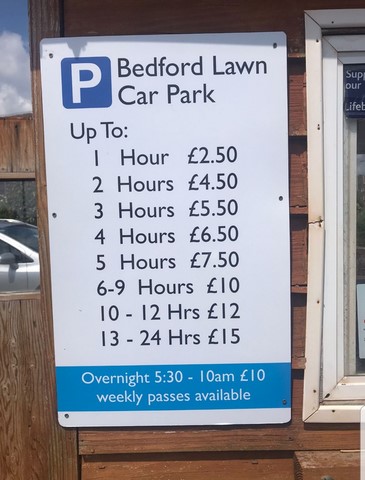 Bedford Lawn Car Park Sidmouth 2024 prices