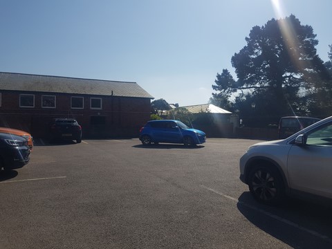 Blackmore Gardens car park view